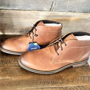 Florsheim Brown Leather Chukka Boots